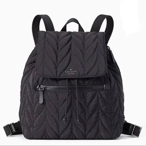 Kate Spade Large Flap Quilted Backpack